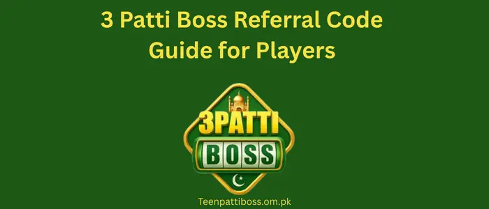 3 patti boss referral code