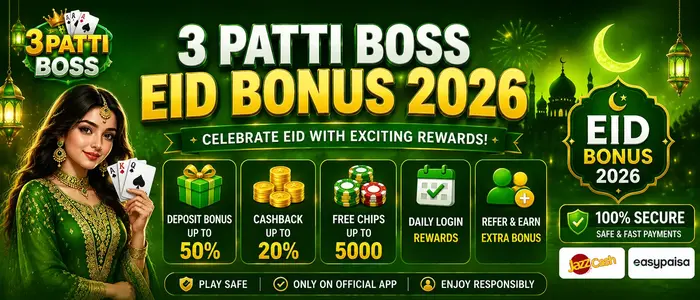 3 patti boss eid bonus