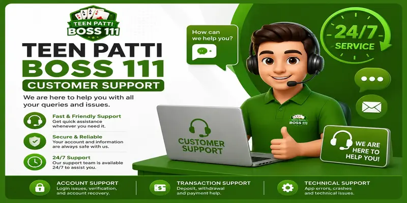 teen patti boss 111 customer support
